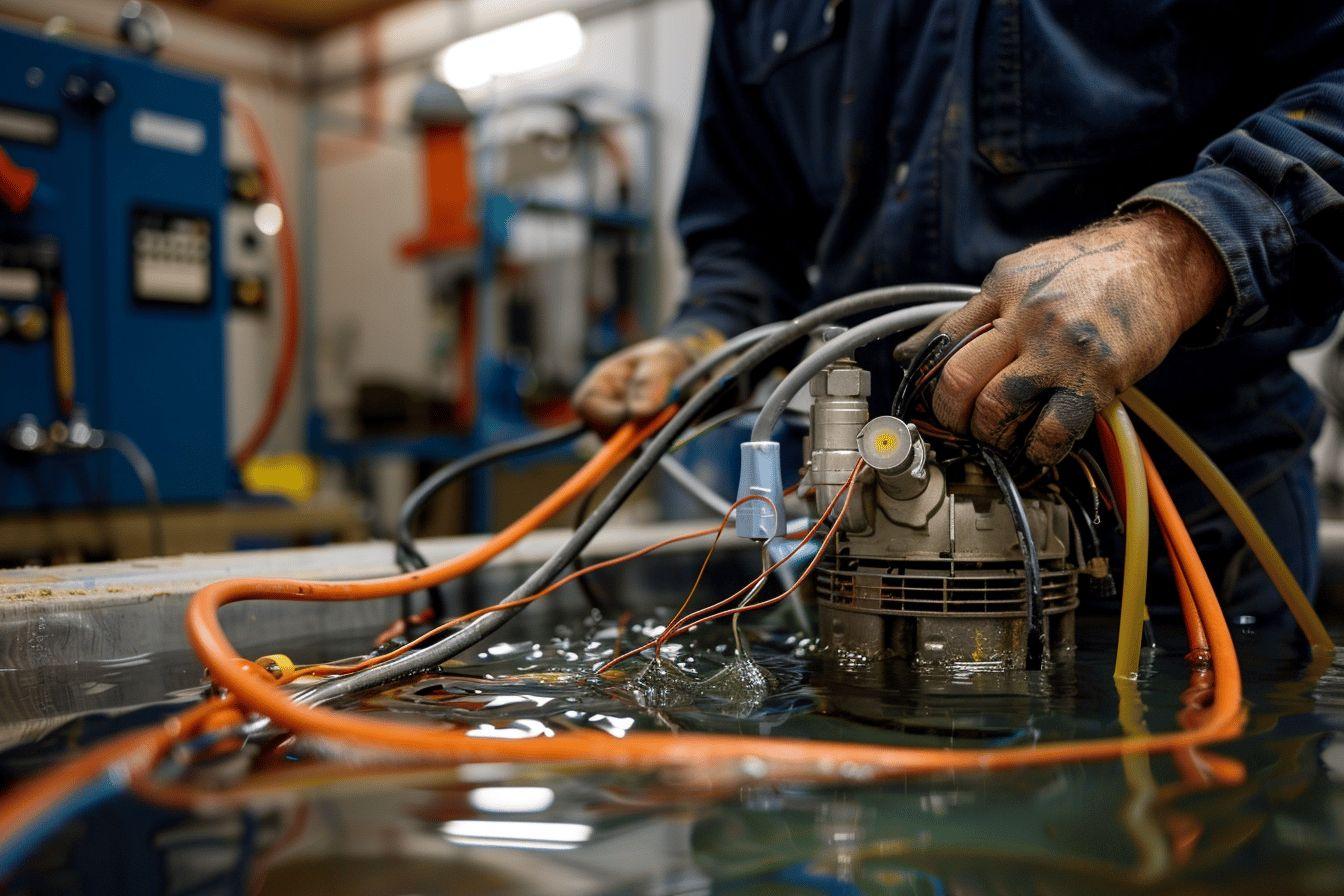 Comment brancher une pompe immergée en direct ?